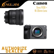 Sony FX30 Digital Cinema Camera with Sony FE PZ 16-35mm f/4 G Lens