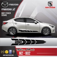 MAZDA 2 CAR BODY STICKER SET M2 - B02