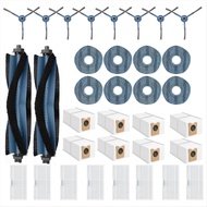 Accessories Kit for Eufy Omni C20 Replacement Parts Main Side Brush HEPA Filter Mop Cloth Dust Bag