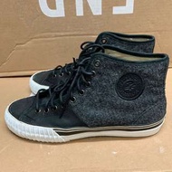 PF flyers 皮革拼接毛尼高筒休閒鞋 US8.5 #衣櫃大掃除