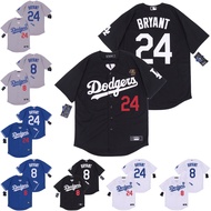 Top Quality Men's Los Angeles Dodgers Baseball Uniform 8# 24# Kobe Memorial Jersey Kobe Bryant Jersey