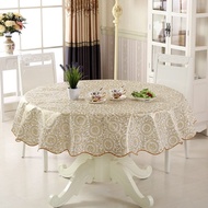 Table Round Cloth Table Cloth Round for 6 Seater 4 Seater Waterproof Waterproof PVC Round Table Cove