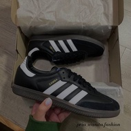 Adidas Samba Black White Shoes/Adidas Sneakers/Adidas Shoes/School Shoes/Men's Shoes/Women's Shoes/Premium