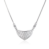 HYL JEWELRY Kalung Titaniun Wanita Permata Perhiasan Lapis Emas 18k 54n