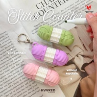 [HVVKED] Stitch Counter POP Keychain Bag Charm Knitting Counter