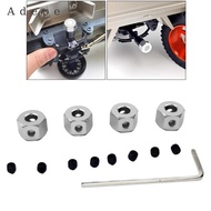 Adepe Aluminium Alloy 5mm to 12mm Wheel Hex Hub Adaptor w/ Wrench for MN WPL 1:16 RC