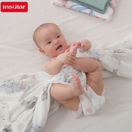 Bamboo Muslin Swaddle ผ้าห่มผ้าห่มเด็กทารกแรกเกิดพิมพ์ผ้าฝ้ายนุ่มทารกแรกเกิดรับห่อ