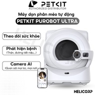 [NEW 2025] Máy dọn phân mèo tự động Petkit Purobot Ultra có Camera AI Nhà vệ sinh mèo tự động PETKIT