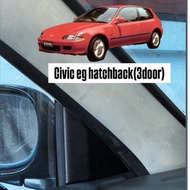 Side Mirror Cover Closed Type Civic EG Hatchback (3door) Pair Getah Pintu Kereta Getah Pintu Wira Ge
