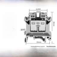 ประเภทติดตามหัวขั้วต่อสายไฟ UK25B ขั้วต่อปลั๊กรางสไตล์เทอร์มินอลบาร์ UK 3N 5N 6N 10N ทองแดงบริสุทธิ์