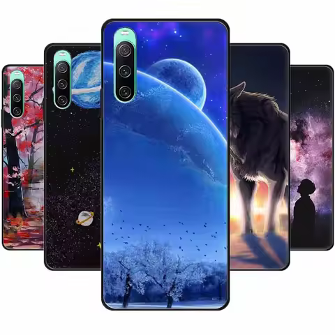 Cool Silicone Cover for Sony Xperia 10 V Case Printed Fashion Soft Back Cover for Sony Xperia 10V Ca