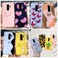 Samsung Galaxy S9 Plus Case Cute Love Heart Banana Butterfly Flower Painted Soft Cover Samsung S9+ S9Plus G965F Casing