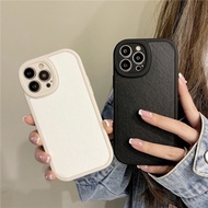 Soft Case Silikon Kulit Domba Hitam Putih Cover Oppo A77 A76 A15 A15S