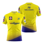 2025 Indian Premier League Baju Tshirt Jersey csk