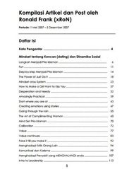 Buku Kompilasi Artikel Dari Ronald Frank (Inggris - Indonesia)