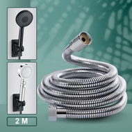 Flexible Hot Cold Shower Hose 2M - Stainless Steel Shower Hose 2M - Long Flexible Bathroom Shower Ho
