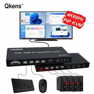 4k 60Hz 4x1 HDMI Multi-viewer Quad Screen Display Fr PS4 Camera Laptop PC To TV Monitor Can PIP 90° 180° Flip USB Keyboard Mouse
