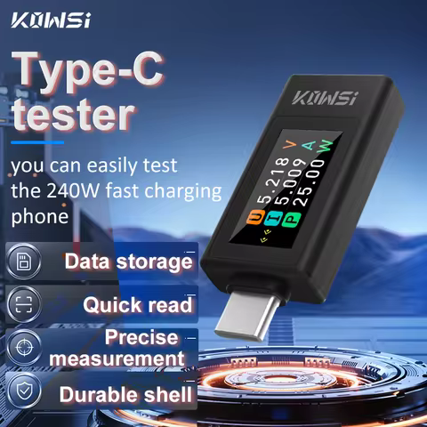 KWS-1902L NEW ARRIVAL 0.96''Multi-function Voltage Ammeter Power Meter USB Tester 4-30V 8A Charger C