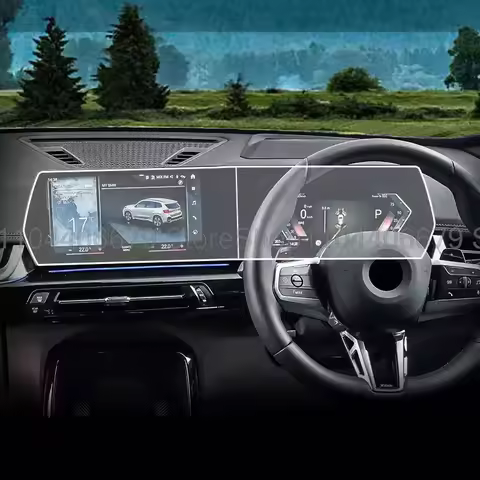 Tempered glass protector film For BMW X2 ix2 2024 Car infotainment radio GPS Navigation dispalyscree