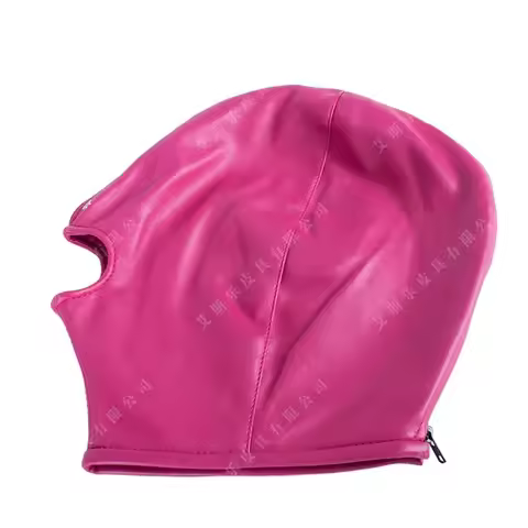 Mouth Leather Mask Bondage Hood Adult Games Slave Cosplay Head Restraints Headgear Fetish Wear Bdsm 