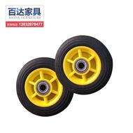 🚓Rubber wheel Luggage Accessories Casters Detachable Wheel Toolbox Luggage Cart Wheels