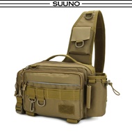 SUUNO Fishing Bag Waterproof Outdoor Camouflage Tactical Lure Beg 62KG Mobile Smartphone Holder Live