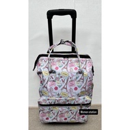 ANELLO Bone trolley bag trolley/ iron algaeAnello trolley with wheels trolley bag with wheels