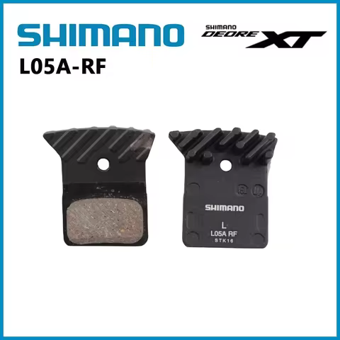 SHIMANO L05A Pads DEORE XT M8100 Series DISC BRAKE PAD RESIN WITH FIN L05A-RF 1 PAIR WO-EBPL05ARFA M