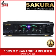 Sakura AV 325 Amplifier / Sakura AV-325 / Sakura Karaoke Amplifier  150w x 2 / Sakura / Karaoke Ampl