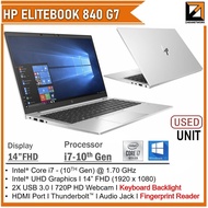 (Refurbished) HP ELITEBOOK LAPTOP (1 YEAR WARRANTY T&C) 830 G5/G6/840 G7/G8/Core i5/i7 (8th/10th GEN