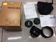 [保固一年] [高雄明豐] 保固中Nikon 尼康 AF-S 50mm F1.4 G 人像 定焦 標準 鏡頭 便宜賣