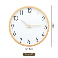 ⭐นาฬิกาไม้ นาฬิกาญี่ปุ่น ดิจิทัล นาฬิกาแบบแขวนผนัง สไตล์วินเทจ ไม้100%ขนาด 11 นิ้ว นาฬิกาติดผนัง นาฬ