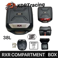 RXR COMPARTMENT BOX 38L 668 Red & SILVER