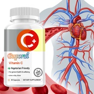 Buporai Vitamin C Supplement , Helps Collagen Absorption, Enhances Immunity -30/60/120count