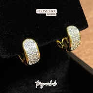 Full Face Cz Earrings Small Pellets Beautifully Arranged Design Can Be Worn On Any Occasion. Simple 