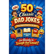 50 Classic Dad Jokes | Funny Digital E-Comic PDF | Light Reading for All Ages