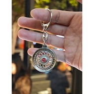 Street Wear Supreme Co-Branded BBS RS Car Metal Wheel Keychain Pendant Classic Forged Mechanical Sty