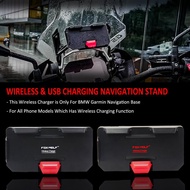 For BMW F900R S1000XR F850GS F750GS R1250GS R1200GS ADV Motorcycle Phone GPS Holder Wireless Chargin