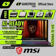 MSI Katana 15 HX Gaming Laptop — Esports Ready — RTX 5070 - 15.6" QHD 165Hz - i9-14900HX - 16GB - 1T
