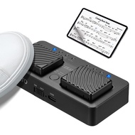 LEKATO Bluetooth Page Turner cho Guitar Violin Piano có thể sạc lại với 7 chế độ lật bản nhạc im lặn