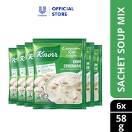 [Bundle of 6] Knorr Cream of Mushroom Western Instant Soup 58g