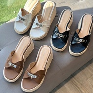 Canoe Sandals 7 Inch High Sole Soft Leather Straps With Fashion Buckles MT Store MD001