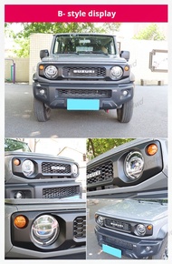 กระจังหน้า ABS 4X4ทางวิบากสำหรับ SUZUKI Jimny Jb74 Jb64 2019-2024อุปกรณ์แต่งภายนอกรถตะแกรงตาข่ายกันช