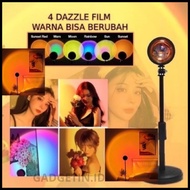 MATAHARI 12-color LED Projector sunset Lamp 4 Sleeping Movie Rainbow Sun Lamp-Gadgetin.id1