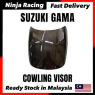 SUZUKI GAMA COWLING VISOR SMOKE TXR GAMMA GAMA 150 COWLING LENS LEN WINDSHIELD WINDSCREEN CERMIN CAP