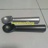 HITAM Stainless Ice Cream Spoon Reno Ice Cream Scoop Black Silver Gelato Ice Cream Scoop