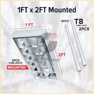 【On Hand】High Quality Louver Housing with or without T8 LED Tube Light / Recessed & Mounted ✻ ✸