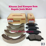 HONDA STREAM 1.7 BRAKE PADS SET COMPLETE FRONT REAR STREAM 1.7