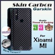 SKIN CARBON GARSKIN XIAOMI MI 8 9 9SE 10T 11 PRO LITE