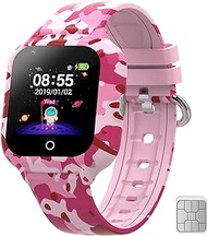 LogHog 4G Kids Smart Watch Boys Girls 6-12 Call and Text, GPS Tracking Watch Phone with Large Memory for Kids Birthday